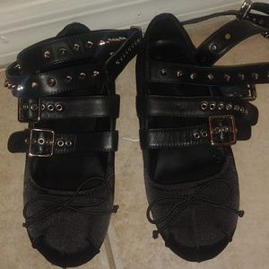 Dolls Kill Punk ballerina Flats